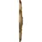 Ekena Millwork Bonetti Ceiling Medallion (Fits Canopies up to 5 1/8"), Hand-Painted Pale Gold, 20"OD x 1 3/4"P CM20BOPAS - alternate 3
